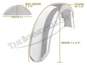 Triumph 500 650 1964-66 Alloy Rear Plain Edge Undrilled Speedwell Mudguard / Fender Pn# 82-5955 F5955 3 82 5955 07 Triumph 500 650 Alloy Rear Fender Mudguard Plain Edge Undrilled 1964 66