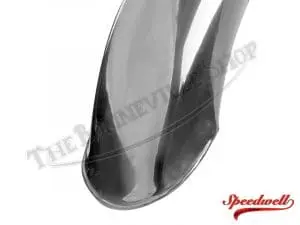 Triumph 500 650 1966-74 Alloy Rear Speedwell Mudguard / Fender (1) Rolled Edge Undrilled Pn# 82-5955 A F5955 4 82 5955A 03 Triumph 500 650 Alloy Rear Fender Mudguard Rolled Edge Undrilled 1966 74 1