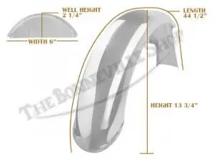 Triumph 500 650 1966-74 Alloy Rear Speedwell Mudguard / Fender (1) Rolled Edge Undrilled Pn# 82-5955 A F5955 3 82 5955A 07 Triumph 500 650 Alloy Rear Fender Mudguard Rolled Edge Undrilled 1966 74