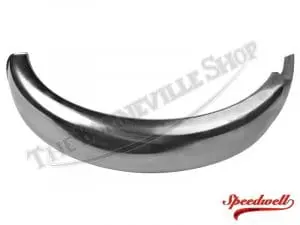 Triumph 750 T140 Tr7 1973-75 Undrilled Stainless Steel Rear Speedwell Mudguard / Fender Pn# 83-4805 S F14805 7 83 4805S 05 Triumph 750 T140 Tr7 Undrilled Stainless Steel Rear Mudguard 1973 75 1
