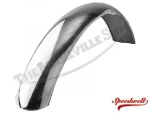 Triumph 500 650 1964-66 Alloy Front Speedwell Mudguard / Fender (1) Razor Edge Pn# 97-1687 H1687 4 97 1687 02 Triumph 500 650 1964 66 Alloy Front Speedwell Mudguard Fender Razor Edge Tbs