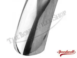 Triumph 500 650 1964-66 Alloy Front Speedwell Mudguard / Fender (1) Razor Edge Pn# 97-1687 H1687 6 97 1687 04 Triumph 500 650 1964 66 Alloy Front Speedwell Mudguard Fender Razor Edge Tbs