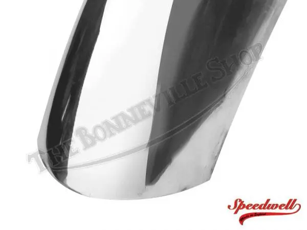 97 1687A 04 TRIUMPH 500 650 ALLOY FRONT MUDGUARD FENDER ROLLED EDGE 1969 70 1