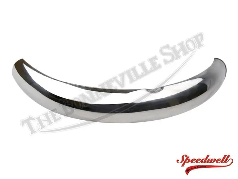Triumph 500 650 1969-70 Alloy Front Speedwell Mudguard / Fender (1) Rolled Edge Pn# 97-1687 A H1687 6 97 1687A 05 Triumph 500 650 Alloy Front Mudguard Fender Rolled Edge 1969 70