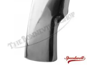 Triumph 500 650 Stainless Rear Speedwell Mudguard / Fender With Beaded Lip Pn# 82-8144 F8144 5 82 8144 04 Triumph 500 650 Stainless Rear Speedwell Mudguard Fender With Beaded Lip
