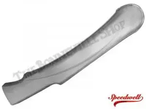 Triumph 500 650 Stainless Rear Speedwell Mudguard / Fender With Beaded Lip Pn# 82-8144 F8144 6 82 8144 06 Triumph 500 650 Stainless Rear Speedwell Mudguard Fender With Beaded Lip