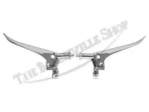 Triumph 500 650 Amal Type 7/8-Inch Clutch Brake Lever Set Blade End Uk Made Pn# 18/999 18/1000 4 Triumph Amal Type Clutch Brake Lever Set Blade End Uk Made