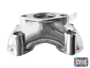 Triumph 650 Tr6 Tiger Trophy Polished Single Carb Inlet Manifold 1967-69 Pn# 70-5512 E5512 3 Triumph Tr Tiger Trophy Single Carb Inlet Manifold