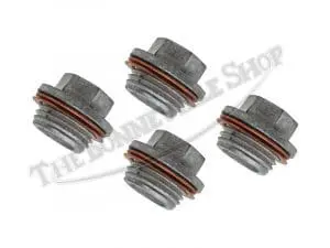 71 2079 A 01 Triumph 500 1971 74 650 1971 72 Rocker Box Valve Inspection Cap Set With Copper Washers