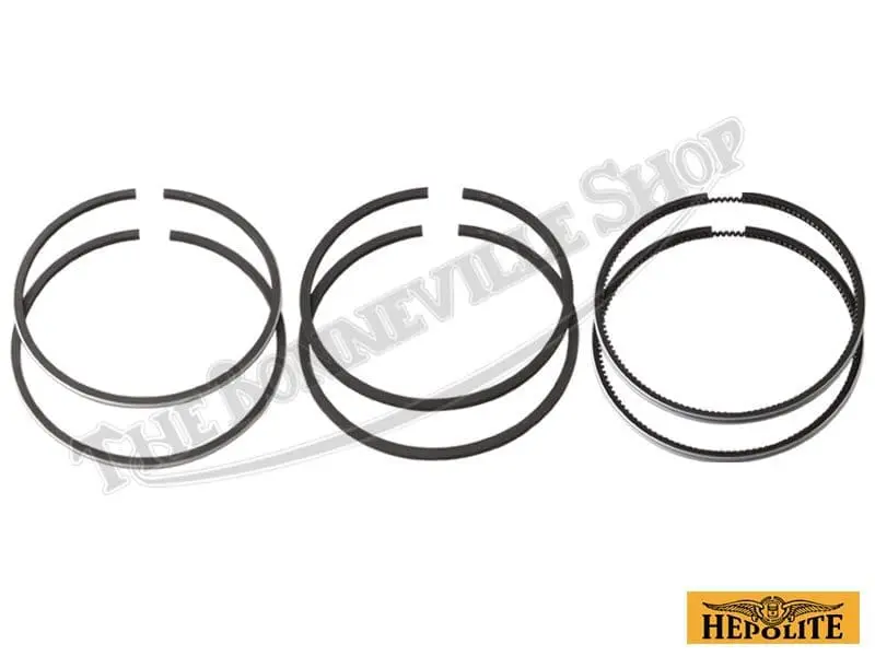 Triumph 500 1960-74 69Mm Piston Ring Set Genuine Hepolite 70-6893 Uk-Made Pn# R13570 1 70 6893 R13570 Std 02 Triumph 500 1960 1974 69Mm Piston Ring Set Genuine Hepolite