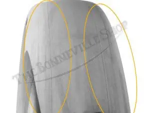 Triumph 500 650 1964-66 Alloy Rear Plain Edge Undrilled Speedwell Mudguard Pn# 82-5955A/2Nd 4 And