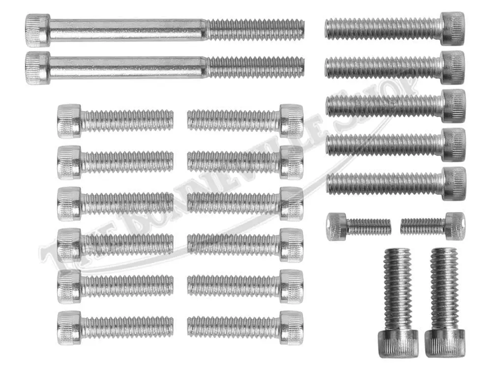 Triumph 650 750 Engine Cover Allen Screw Set Stainless Steel Unc 1969-1983 Pn# Tbs-08-9221 1 650 750 Engine Cover Allen Screw Set Stainless Steel Unc 1969-1983 Pn# Tbs-08-9221