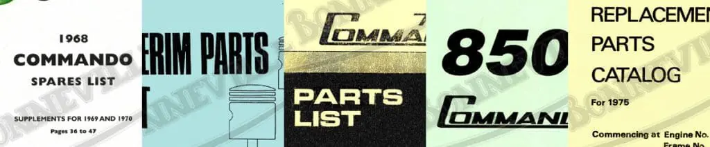 Norton Parts Books