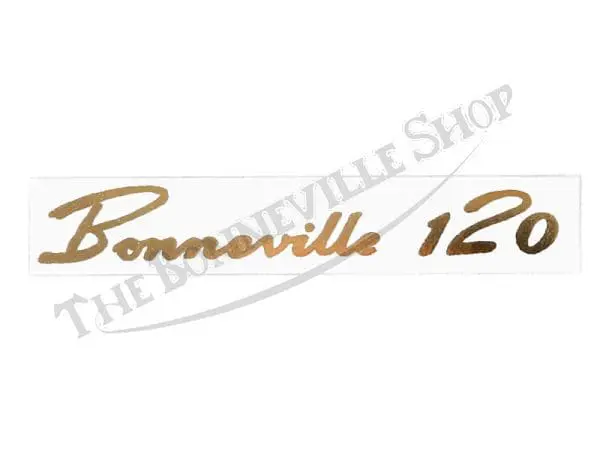 Triumph Bonneville 120 Script Peel And Stick Decal