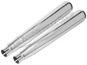 Triumph Bsa 650 750 Silencer Pair 1971-1972 Uk Made Pn# 71-2382 5 71 2382 03 Triumph Bsa 650 750 Silencer Set 1971 1972