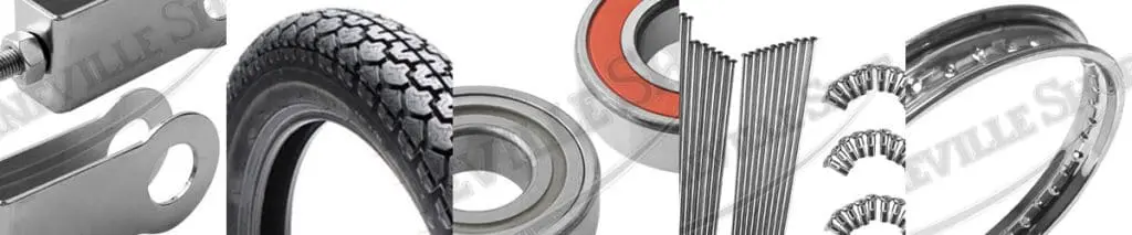 Triumph Wheels, Rims and Spoke Sets Triumph Motorcycle British Tires vintage motorcycle tires