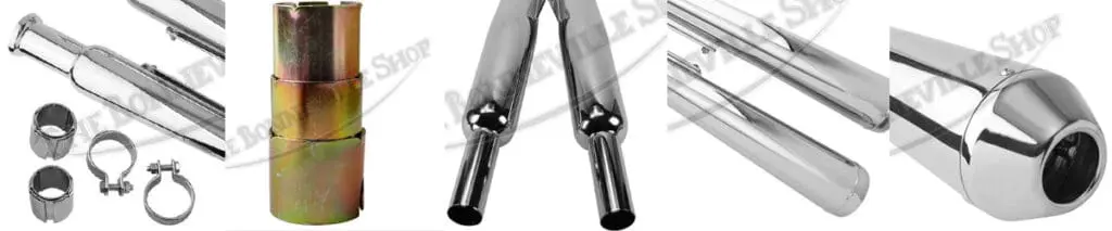Universal and Cafe Racer Exhaust Parts
