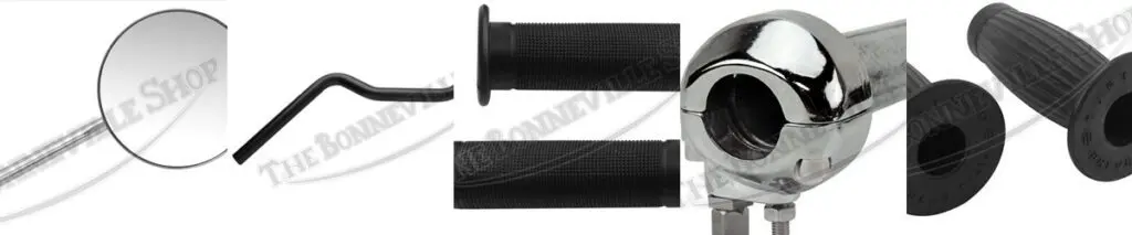 Universal Cafe Racer Handlebars controls