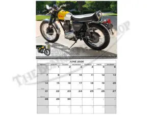 2026 Brit Bike Calendar Pn# Tbs-Calendar 5 Tbs Calendar2026 02
