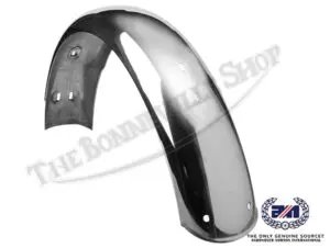 06 3887 01 Norton Commando Mk2 Mk3 Stainless Rear Mudguard 1972 1975 1