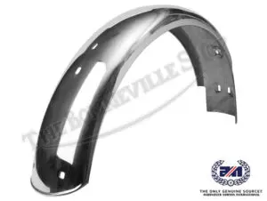 06 3887 03 Norton Commando Mk2 Mk3 Stainless Rear Mudguard 1972 1975