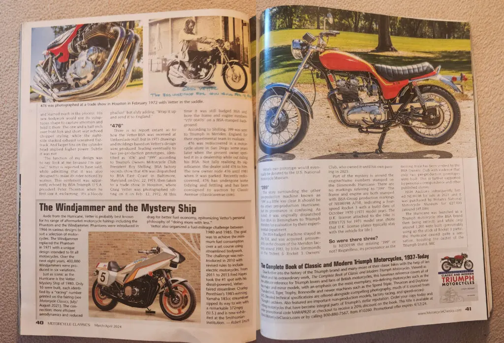 Gene Triumph Hurricane X75 For Sale