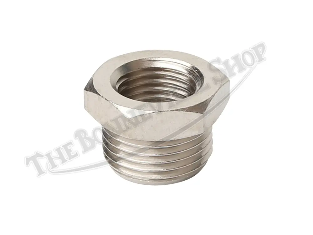 Adapter Fuel Top Fitting - Bsa To Triumph Size 3/8 Pipe To 1/4 Pipe Pn# 68-8024 A