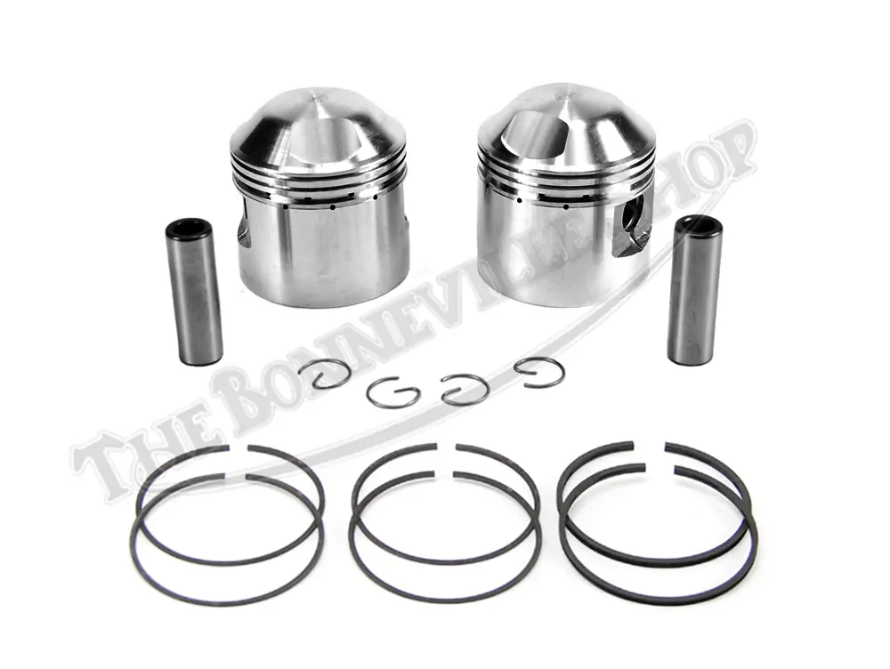 Bsa A65 650 Lightning Thunderbolt Etc Pistons (2) With Piston Rings Set 1962-72 Pn# 68-0784 68-0299 Us 68-0256 Us 1 Bsa A65 650 Lightning Thunderbolt Etc Pistons (2) With Piston Rings Set 1962-72 Pn# 68-0784 68-0299 Us 68-0256 Us