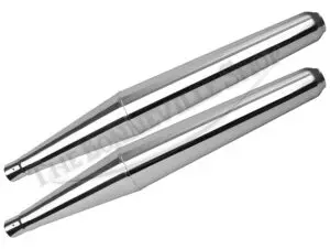 Norton 750 850 Commando Interstate Interpol Muffler Silencer Set 1972-1974 Uk-Made Pn# 06-3130 W 4 Norton Commando Interstate Muffler Silencer Pair Pn# 06-3130 W