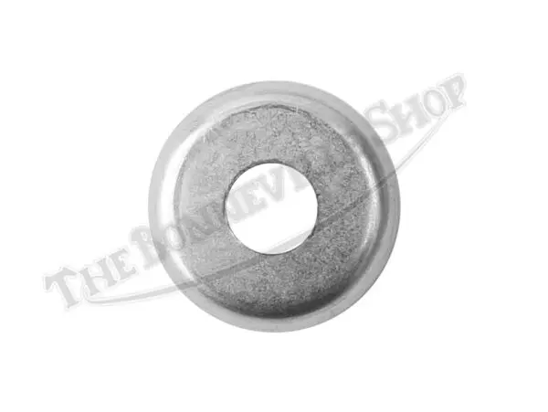 Cupped metal washer for fuel tank
