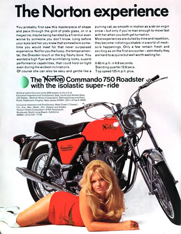 60,000 Commandos Can’t Be Wrong- Musings From A Casual Blogger 2 Norton Commando 750 Roadster With Isolastic Super Ride