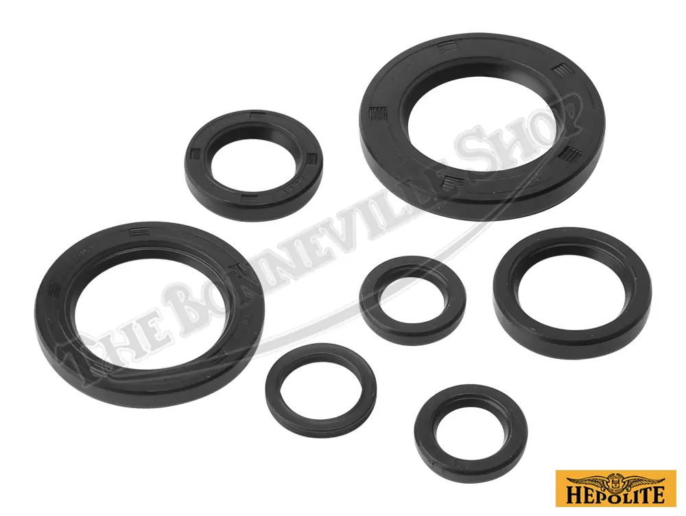 Triumph T120 Tr6 650 4-Speed Hepolite Engine And Gearbox Oil Seal Kit 1963-71 Pn# Tbs-61-361 1 Triumph T120 Tr6 650 4-Speed Hepolite Engine And Gearbox Oil Seal Kit 1963-71 Pn# Tbs-61-361