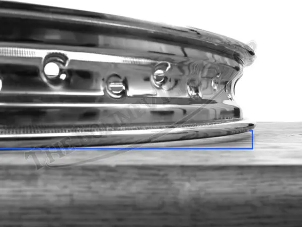 Triumph Bsa 500 650 Wm3 X 18 Chrome Rim Cwc Uk Made Pn# 37-1007-C-2Nd