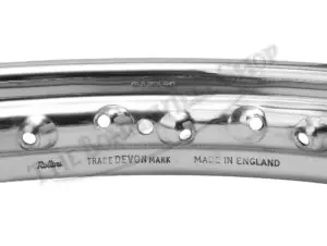 Mb41-Ss - Norton Full Width Front Or Rear 19&Quot; Wm2 Rolltru Premium Stainless Rim Pn# Mb41-Ss 06-7712 Nm18350