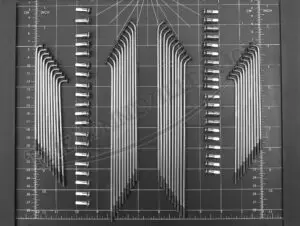 Mc270-Ssp - Triumph Bsa 19&Quot; Stainless Steel Spoke Set For 8&Quot; Conical Front Hub Uk Made Pn# Mc270-Ssp