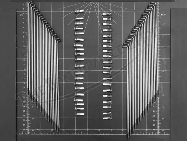 MC284-SSP - Triumph Disc Front 19" Stainless Steel Spoke Set UK Made PN# MC284-SSP