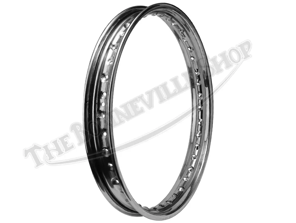 Mc284-Vtch - Triumph Chrome Disc Front 19&Quot; Wm2 Rim Devon Valtru Uk Made Pn# Mc284-Vtch 37-4129