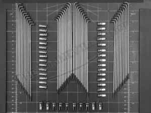Mc290-Ssp - Triumph 18&Quot; Stainless Steel Spoke Set For Triumph Disc Rear Hubs Pn# Mc290-Ssp