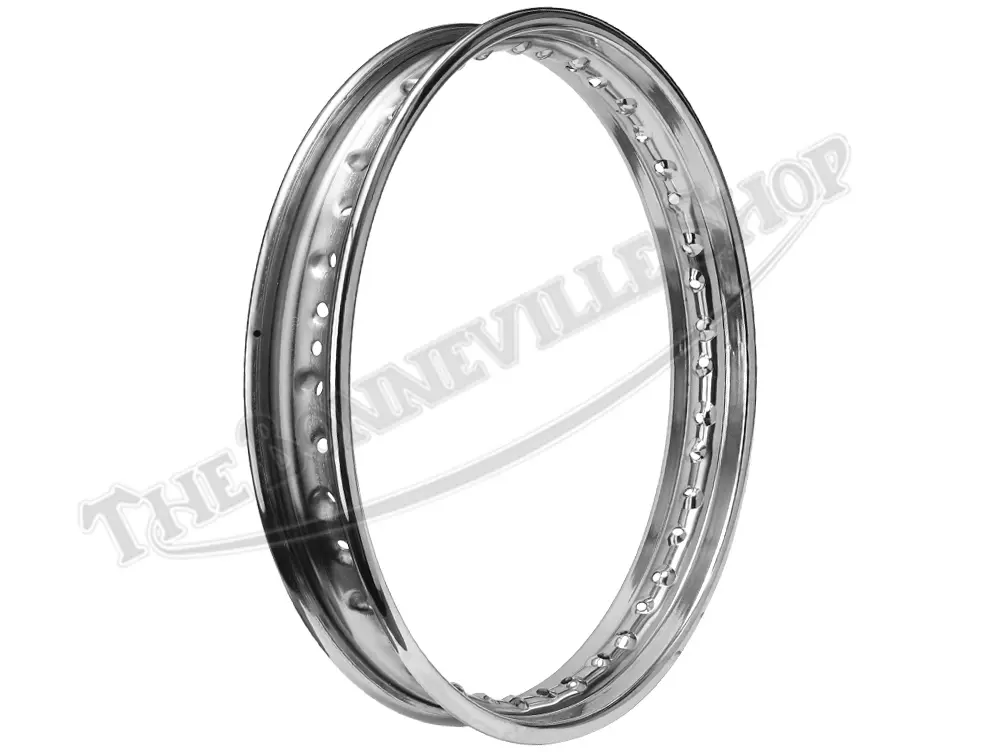 Mc290-Vtch - Triumph Chrome Disc Rear 18&Quot; Wm3 Rim Devon Valtru Uk Made Pn# Mc290-Vtch 37-7030