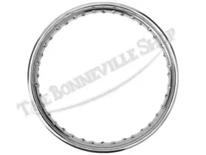 Mc290-Vtch - Triumph Chrome Disc Rear 18&Quot; Wm3 Rim Devon Valtru Uk Made Pn# Mc290-Vtch 37-7030