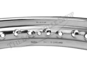 Mc290-Vtch - Triumph Chrome Disc Rear 18&Quot; Wm3 Rim Devon Valtru Uk Made Pn# Mc290-Vtch 37-7030