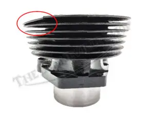 Triumph 750 T140 Bonneville Tr7 Tiger 10-Hole Cylinder Barrel 1973-1980 Uk-Made Pn# 71-4005-2Nd 4 71 4005 2Nd 01 Triumph 750 T140 Bonneville Tr7 Tiger 10 Hole Cylinder Barrel
