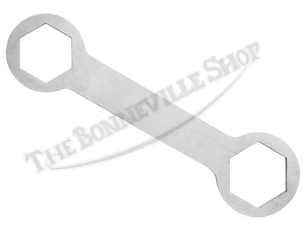 Triumph Bsa Norton Stainless Fork Top Nut Box Spanner Double-Ended 1-5/16&Quot; 1-1/2&Quot; Pn# 60-0779 S D779 P259F 1 Triumph Bsa Norton Stainless Fork Top Nut Box Spanner Double-Ended 1-5/16&Quot; 1-1/2&Quot; Pn# 60-0779 S D779 P259F