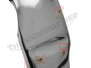 Triumph 750 T140 Tr7 1976-79 Undrilled Stainless Steel Rear Speedwell Fender Pn# 83-7031-S-2Nd 3 83 7031 S 2Nd 02 Triumph 750 T140 Tr7 1976 79 Undrilled Stainless Steel Rear Speedwell Fender 1