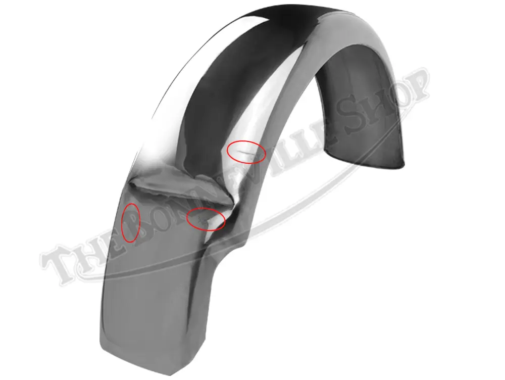 Clearance 12 Triumph 750 T140 Tr7 1976-79 Undrilled Stainless Steel Rear Speedwell Fender Pn# 83-7031-S-2Nd