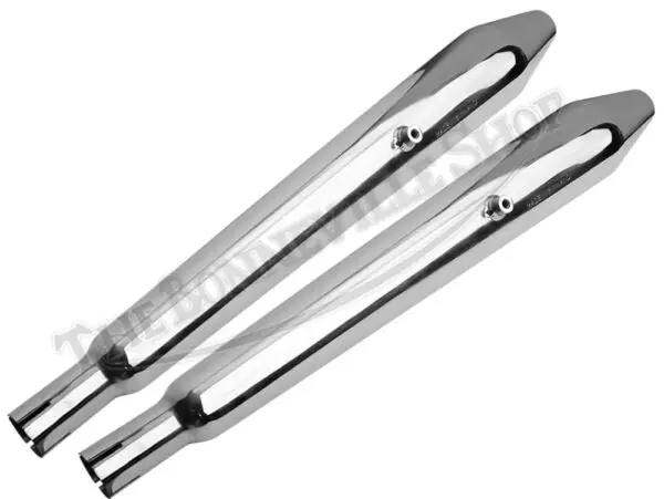 Norton 750 Commando 'S' Peashooter Silencer Set (2) 1969-1970 UK-Made PN# 06-1312