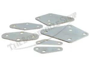 06 1722 Set 02 Norton Commando 750 850 Roadster Silencer Bracket Set 6 Piece 1970 1974