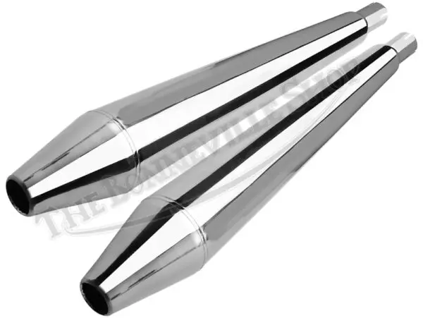 Norton 750 850 Commando Roadster Fastback Peashooter Silencer Set (2) 1970-1974 UK-Made PN# 06-1978