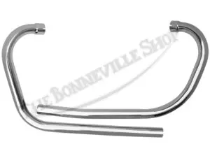 Triumph Exhaust 650/750 Unit & 500/650 Pre Unit 6T Thunderbird, TR6, Trophy T120, Bonneville 1963- PN# 70-5957/58
