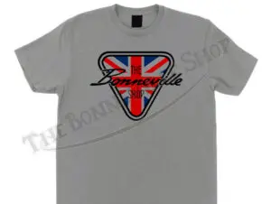The Bonneville Shop Patent Plate Logo Medium Gray T-Shirt Pn# Tbs-9991 X-Large 3 Tbs 9991 X Large 02 The Bonneville Shop Patent Plate Logo Light Gray T Shirt